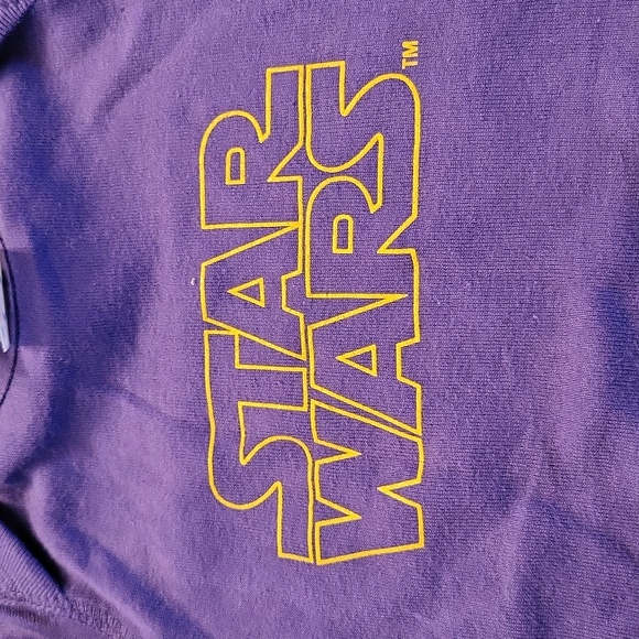 NWT Star Wars purple short sleeved onesie/bodysuit - Picture 5 of 5